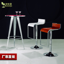 Factory direct KTV chair lifting and turning metal stool chair Nordic light luxury bar chair b183