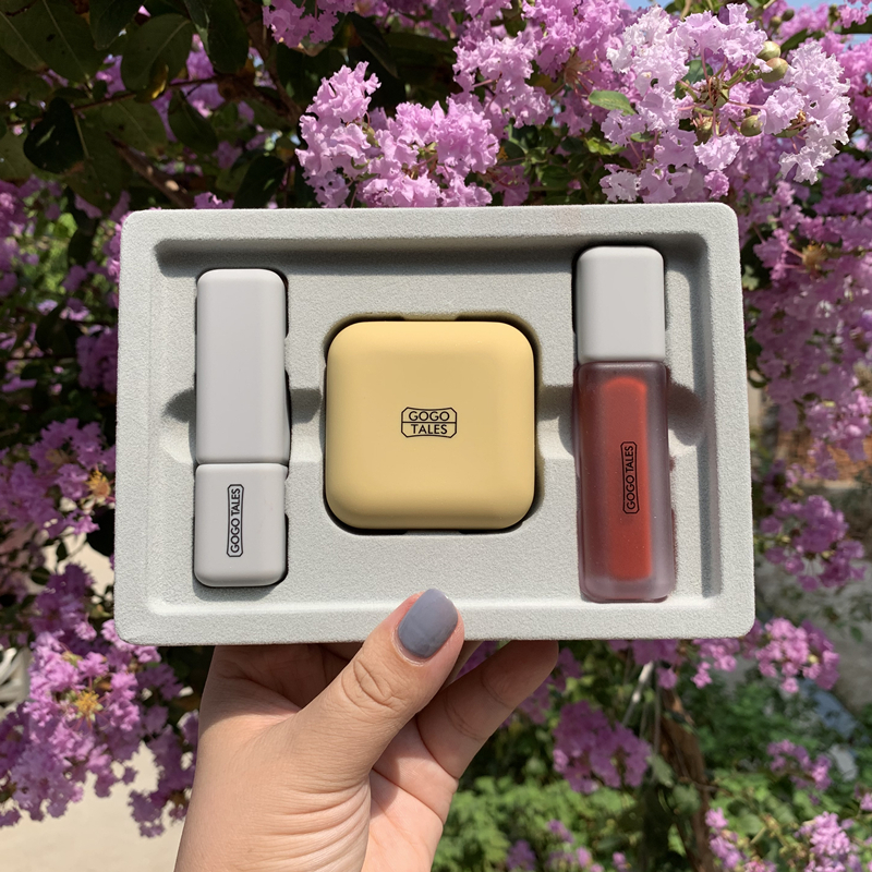 gogotales gogo dance claustrophobic with three sets of lipstick red lip glazed milk diamond high light suit parity