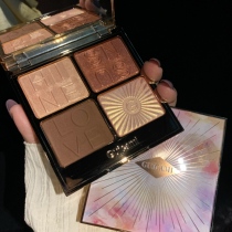 GUICAMI four-color high gloss blush cheek repair Plate show white color V face three-dimensional brightening parity Net Red