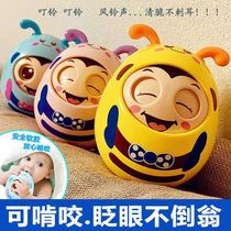 Large number infant Bee smiling face expression cute tumblle newborn baby Early education Puzzle Blink Cartoon Toy