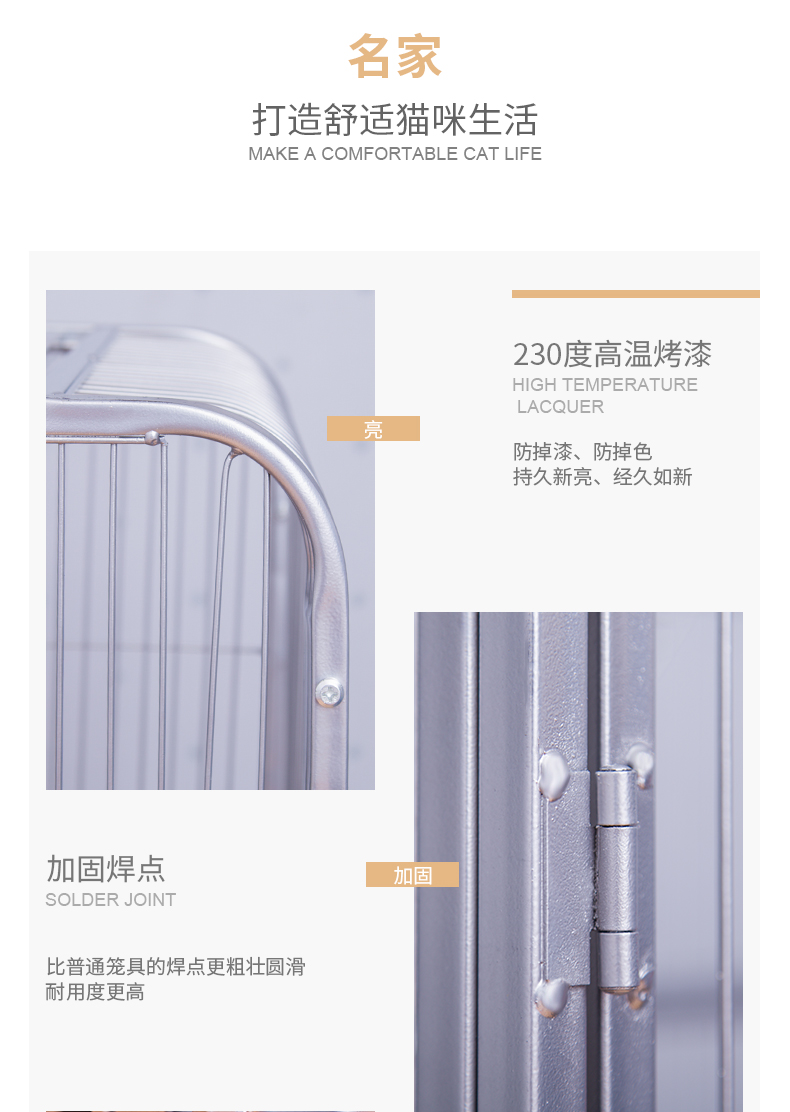 Mèo lồng mèo biệt thự hai tầng ba tầng đặc biệt cung cấp mèo nhà mèo xả rác với nhà vệ sinh lớn mèo nhà lồng - Cat / Dog hàng ngày Neccessities bình nước cho chó lớn