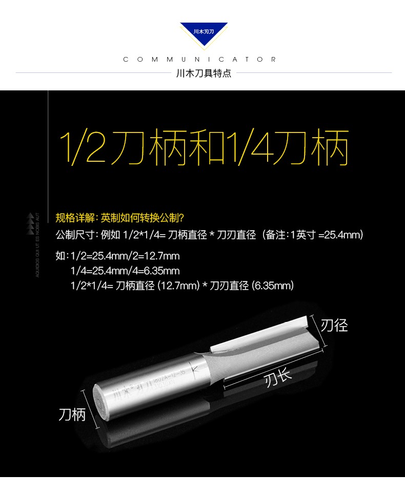 máy cắt sắt lưỡi hợp kim hitachi Chuanmu lưỡi dao đo dao kéo dài dao thẳng 1/2 * 1/4 lưỡi dao cắt dao thẳng 1802A lưỡi cắt cỏ an toàn