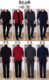 Spring, autumn and winter men's sports suit, velvet thickening, middle-aged and elderly sportswear, dad's casual wear, sweatshirt three-piece set