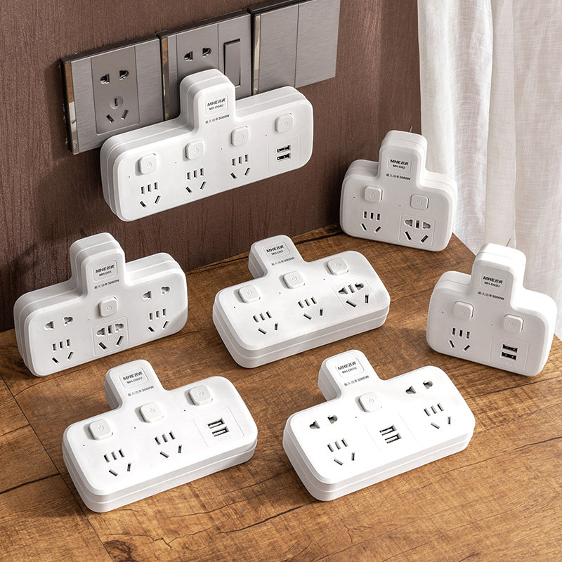 High-power socket converter air conditioner electric water heater induction cooker row socket special household multi-function USB socket row