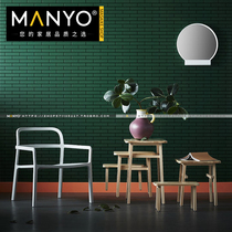 Tanyard Ink Green Strip Full Porcelain Glazed Face Mosaic INS Style Home Dress Easy To Clean Low Water Absorption tiles