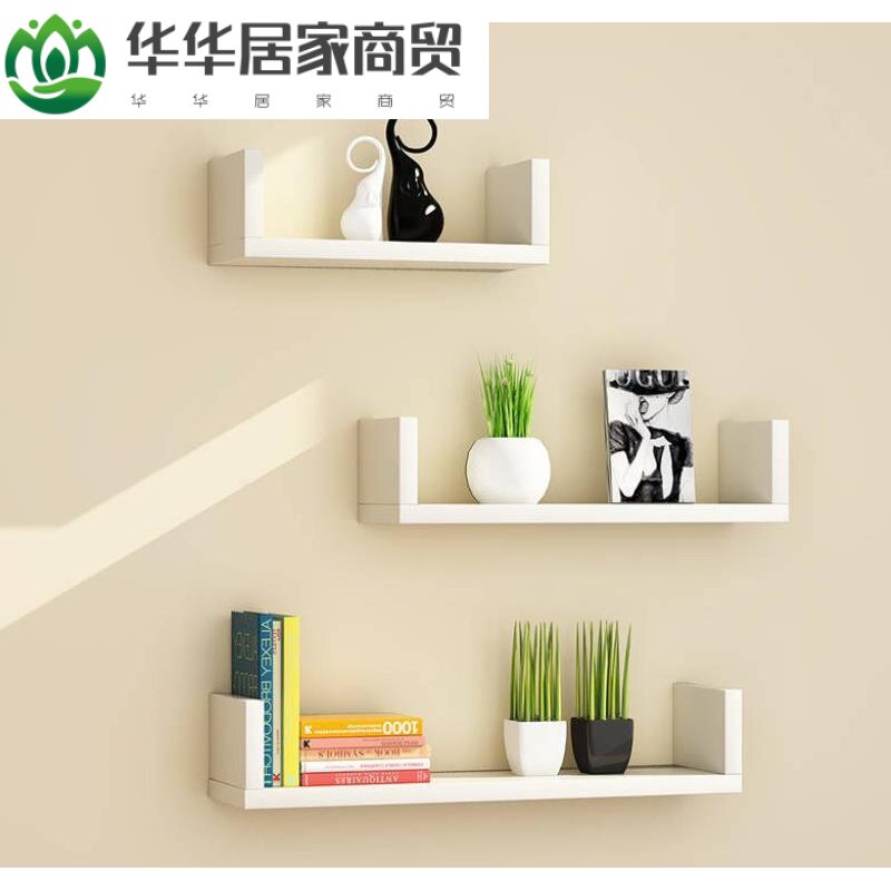 Bookshelves wall-mounted Traceless Nail Bedroom Bunk Bed Head Cabinet Wall Shelving Free Upper Bed Shelf Separator Children