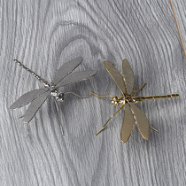 Creative Stainless Steel Dragonfly Tea ceremony spare parts boutique kung fu tea set tea table decoration