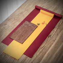 Kung Fu Tea Ceremony Accessories Tea Mat Tea Cloth Waterproof Cloth Household Cotton Linen Cloth Art Tea Table Tea Tray Mat Table Flag Chinese Set