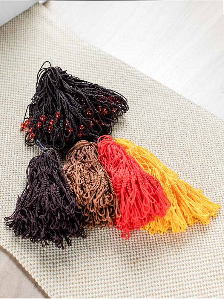 Full Hand Woven Kung Fu Tea Teapot Teapot Rope Tea Duct Spare Parts Purple Sand Teapot Rope Cord Anti Fall Lid Rope