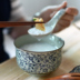 Phong cách Nhật Bản và bát cơm bằng gốm sáng tạo vẽ tay hộ gia đình ăn bát men màu bộ đồ ăn bát nhỏ bát súp Hàn Quốc dĩa trắng Đồ ăn tối