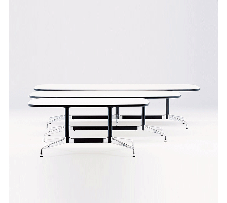Nội thất thiết kế văn phòng của Norman có bàn hình chữ nhật / Bàn hội nghị Eames - FnB Furniture chân bàn bằng sắt	
