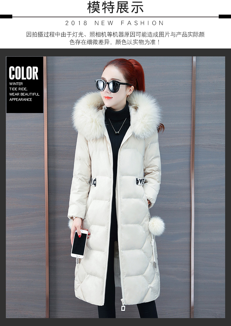 Áo cotton nữ 2019 mùa đông mới thon gọn áo khoác cotton sang trọng Dongdaemun dài trên đầu gối áo khoác cotton thủy triều - Bông áo phao uniqlo nữ