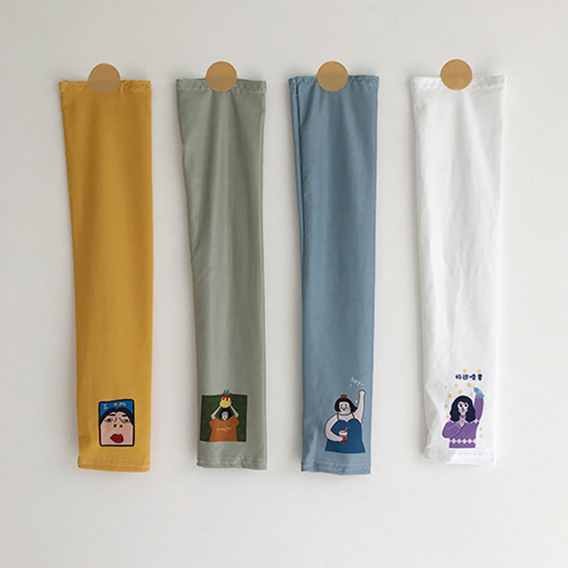 Ice sleeve sunscreen female summer ice silk sleeve cold cute Net red ins tide Joker arm sleeve anti-ultraviolet