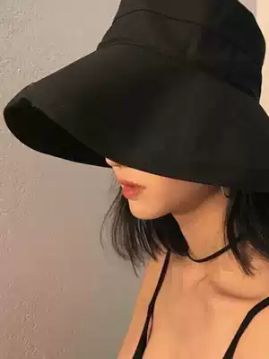 Xiben hat women's Korean version of the tide sun hat fisherman hat large brim sunshade summer thin sunscreen Japanese washbasin hat