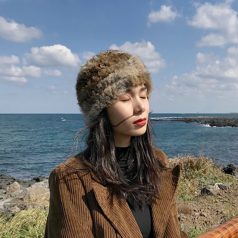 Siben Hat Female Hat Hat Female Hat Fashion Fashion Pearl Hat Japanese Artistic Handle Handle Handle Handle