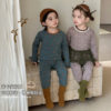 10A Antibacterial Autumn and Winter New Children's Boneless Underwear Set Lycra Autumn Clothing for Boys and Girls at Home Clothing