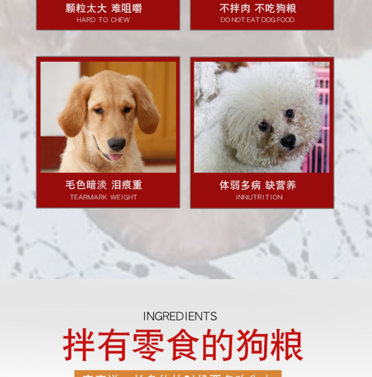 Thức ăn cho chó nói chung loại gấu bông lông vàng labrador hơn gấu samoco kefa law 10 Bomei 20 con chó con tải 40 kg - Chó Staples thức an cho chó