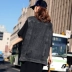 Vest nữ dài 2019 mới xuân hè Thu Đông phiên bản Hàn Quốc rộng rãi không tay rộng denim hoang dã áo khoác vest - Áo vest thời trang trung niên nữ cao cấp  Áo vest