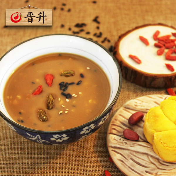 山西美食 晋升油茶 市楼八宝甜油茶面 400g*3袋 优惠券折后￥19.9包邮（￥39.9-20）