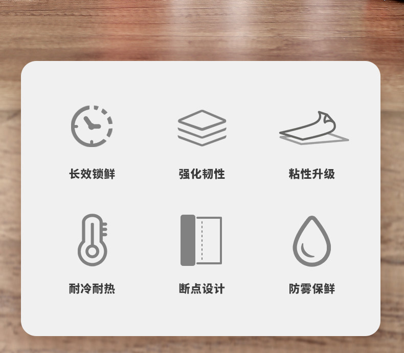 耐高温 保鲜膜家用经济装大卷 图2