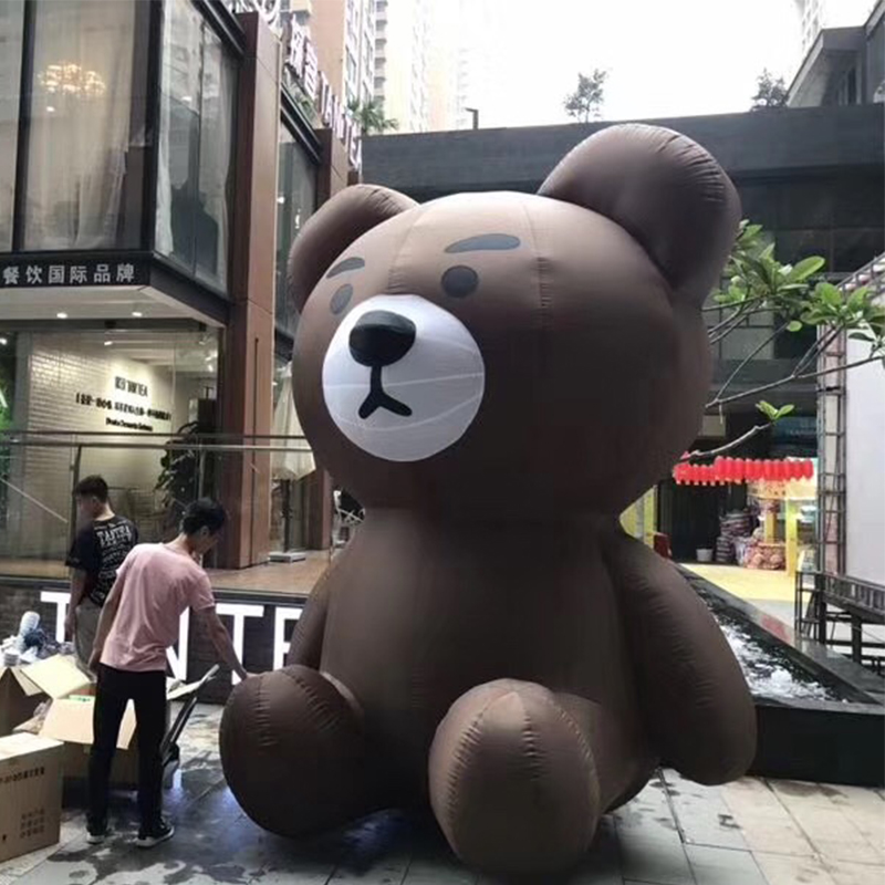 Inflatable net red bear cartoon inflatable doll custom event opening advertising publicity large doll model custom