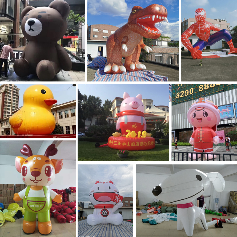 Inflatable activity cartoon doll walking doll inflatable model custom opening advertising mascot large beauty model