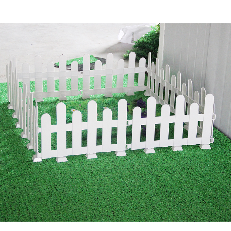 Plastic fence white fence Courtyard Fence fence room inside and outside Villa Campus Decoration Small Fence Garden Fence