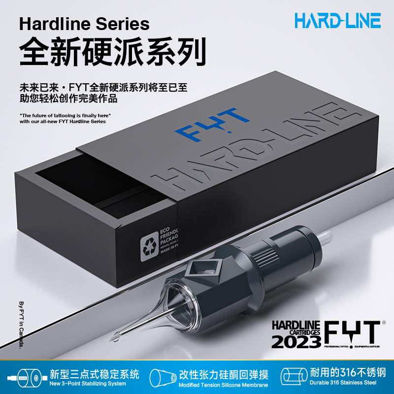 Fyt New Hardline Tattoo Needle for Line Drawing and Shading, Short Tattoo Needle, Disposable Tattoo Needle