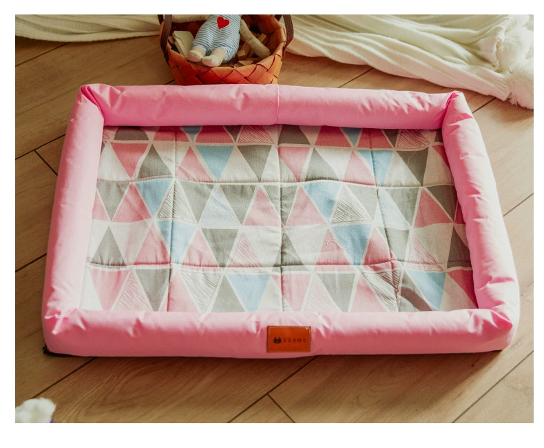 Chuồng chó nhỏ Teddy mat mat mùa hè lưới mèo đỏ xả rác thú cưng trung bình luật chống lại Keji cung cấp đầy đủ - Cat / Dog hàng ngày Neccessities