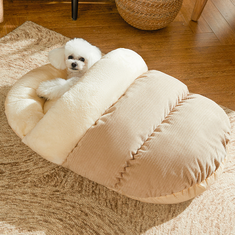 Slipper Dog Bed for All Seasons, Suitable for Small Dogs Like Bichon, Semi-Enclosed Sleeping Bed, New Style Cat Bed, Sleeping Bag Sofa Slipper Dog Bed for All Seasons, Suitable for Small Dogs Like Bichon, Semi-Enclosed Sleeping Bed, New Style Cat Bed, Sleeping Bag Sofa