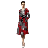 奈昕 Индивидуальная 97960 шерстяное пальто Retro v -neck New New Chi Bird Mao Woors Jacket