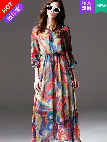 奈昕 Позвольте вам носить красивые персональные индивидуальные индивидуальные частные обычай 1114 платья с печать