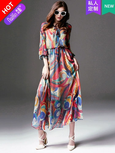 奈昕 Позвольте вам носить красивые персональные индивидуальные индивидуальные частные обычай 1114 платья с печать