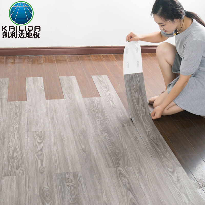 5 square pvc floor stick with waterproof flooring resistant plastic cement floor sticker household renovation