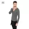 Shani Latin dance suit Men's adult top Professional dance practice suit top Comfortable elastic tight casual top