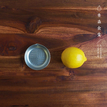 < Qingsen Cafeteria > Japanese Family Ask House 18-0 Stainless Steel Garlic Paste Grinder Yam Ginger Clay Tool Dish