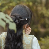 Китайская шпилька из сандалового дерева, заколка для волос, кролик, изысканный стиль, китайский стиль