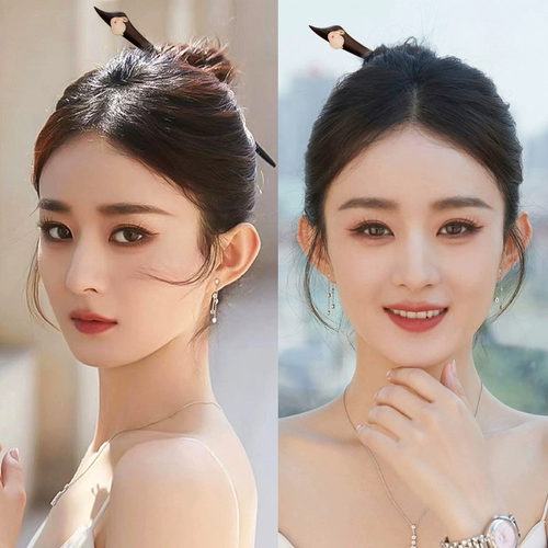 Китайская шпилька из сандалового дерева, заколка для волос, кролик, изысканный стиль, китайский стиль