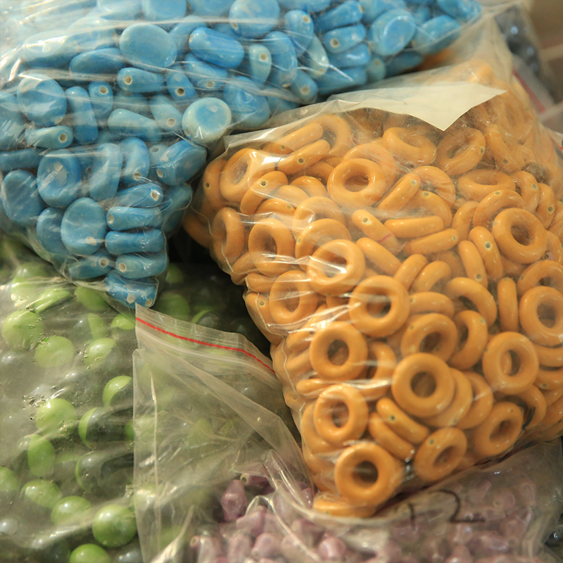 Jingdezhen ceramic beads scattered bead said jin wholesale beads beads insulation accessories DIY craft materials package deal with clearance