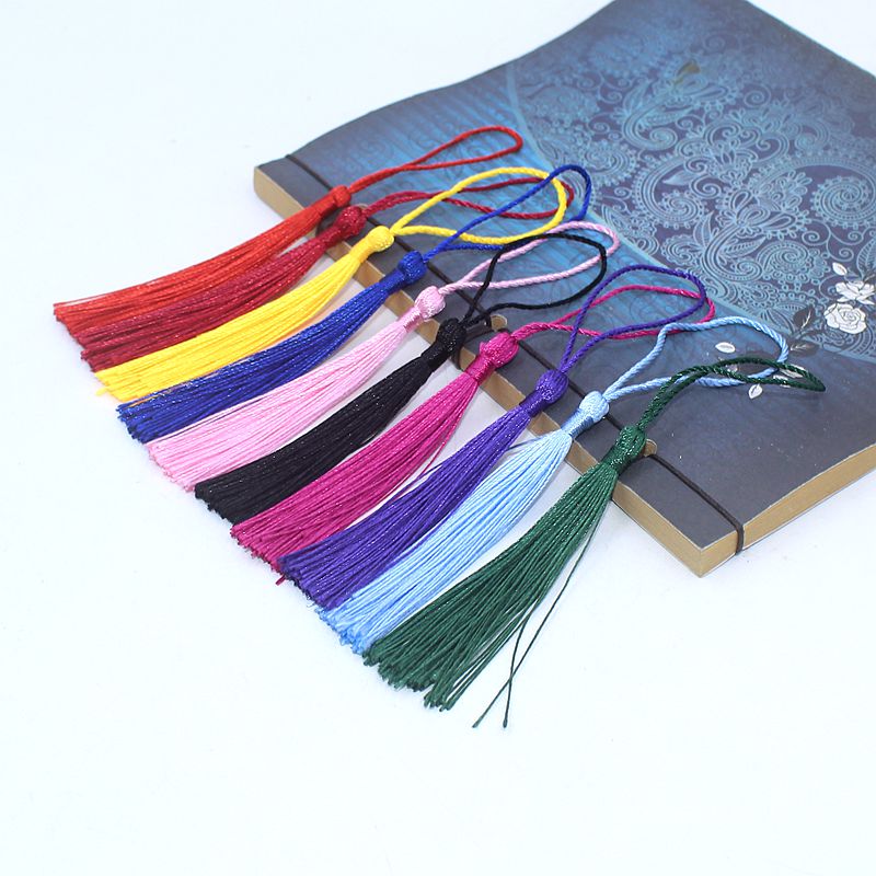 Antique Tassel spike diy bookmark Handmade material Invitation fan small hanging spike gift box Sachet Chinese knot hanging decoration