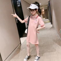 Girl Skirt Summer 2022 New Ocean Gas Children Dress Summer Clothing Dress CUHK Girl Trendy Polo Princess Dress