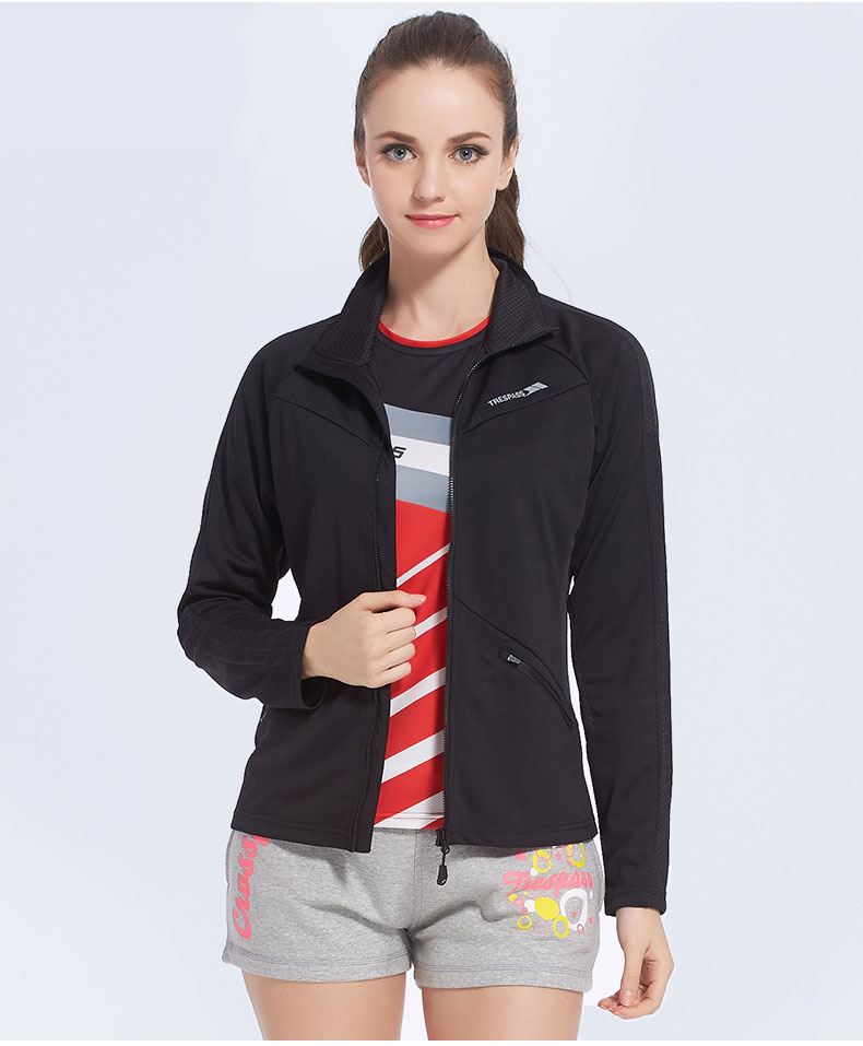 TRESPASS 趣越 薄款 女式跑步抓绒衣 天猫优惠券折后¥69包邮(¥99-30)2色可选