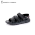 Nobela 2019 hè mới dép vải da ngoài trời giày nam thoải mái thoáng khí mềm mại và dép đế mềm - Sandal Sandal