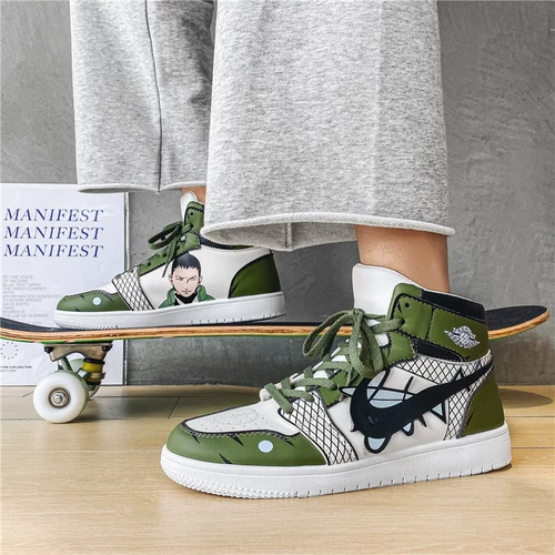 Наруто, air jordan, осенние универсальные баскетбольные кроссовки