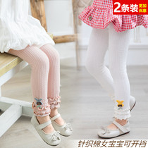 Female Baby Beats Bottom Pants Spring Autumn Money Pure Cotton Baby Boy Outside Wearing Pantyhose Girl conjoined pants 0-1-2-3 years old