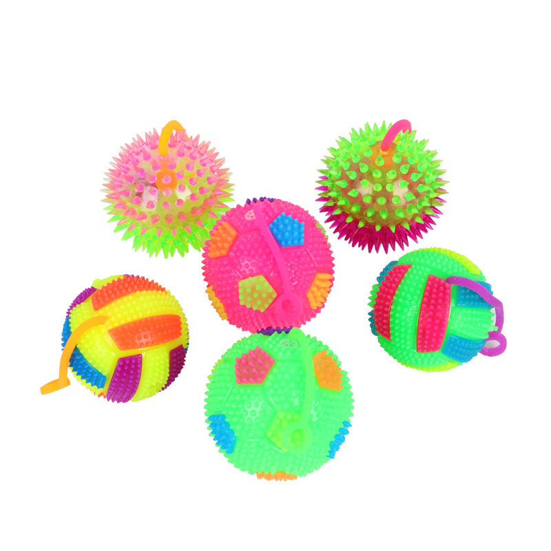 Rope glow massage ball rope volleyball rope soccer children's educational toy night market stall manufacturers direct sales