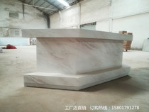 Personality paint Front desk Irregular reception desk Shaped cashier Company desk Image table Bar marble