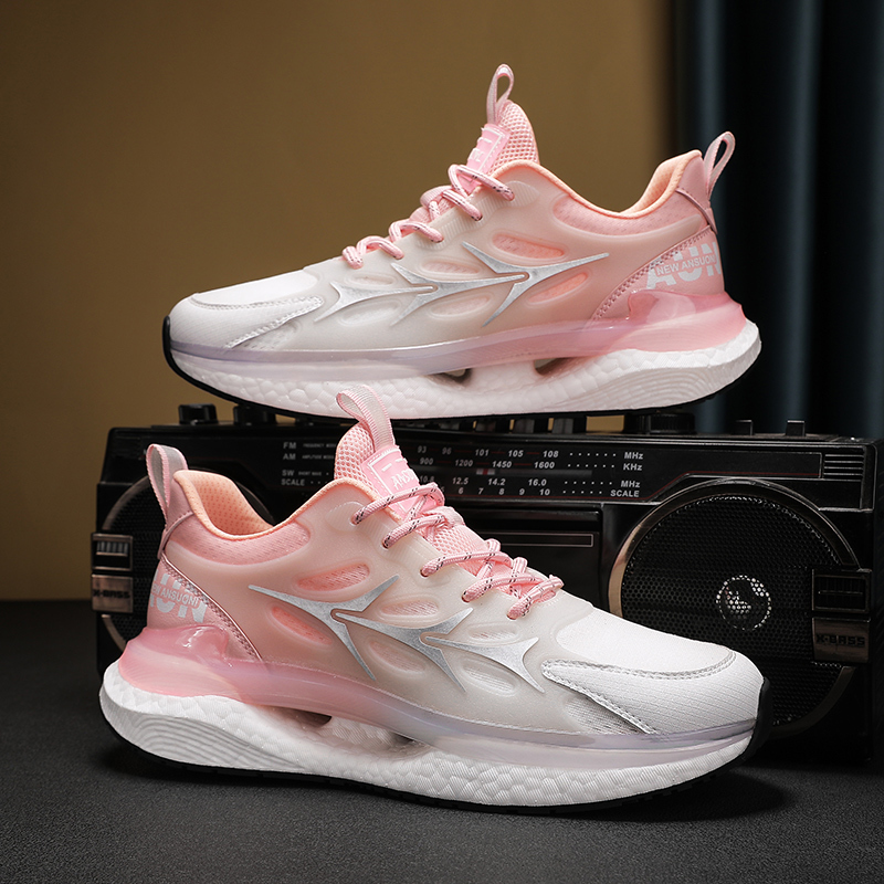 Li Yuxin Women's Running Shoes for Summer, Specially Designed for Middle School Students' Physical Exams, Ultra-Light Shock-Absorbing Carbon Plate Running Shoes