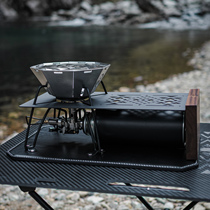 Blackened SOTO spider stove accessories black spider stove windshield