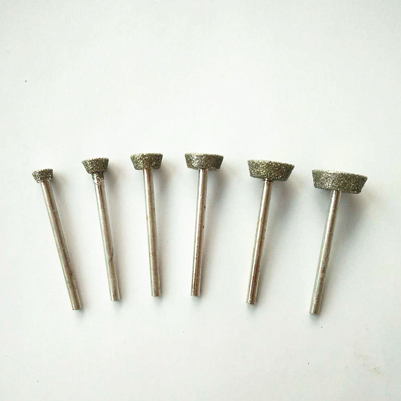 Stone Tool Plated 6 Centiles Bevelled Horseshoe Shaped Jade Carved-shaped Grinding Head Rod Emery Granite Marble